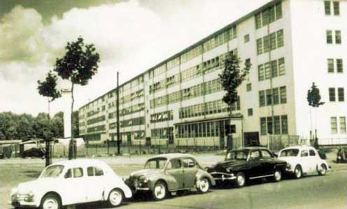 Le lycée Newton en 1964